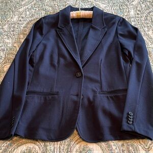 Port Authority Ladies Knit  Blazer- Size M-Blue